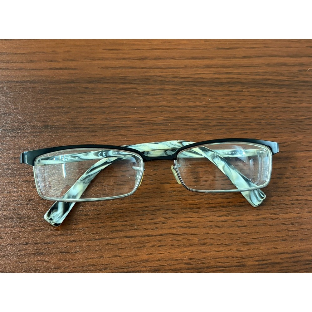 Ray Ban RB8633 1017 Black/Gray Titanium Rectangle Eyeglasses 54-17 140 Frames